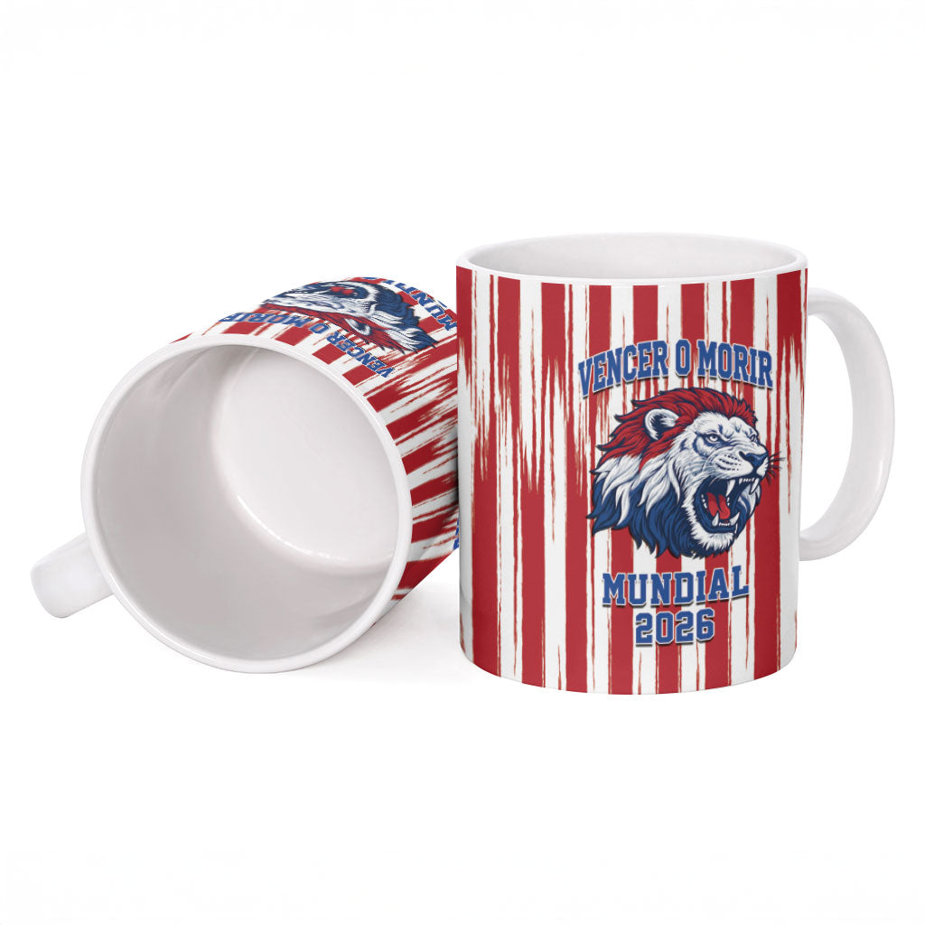 Paraguay Football Mundial 2026 Ceramic Mug Lion Vencer O Morir Supporter