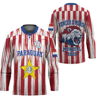 Paraguay Football Mundial 2026 Hockey Jersey Lion Vencer O Morir Supporter