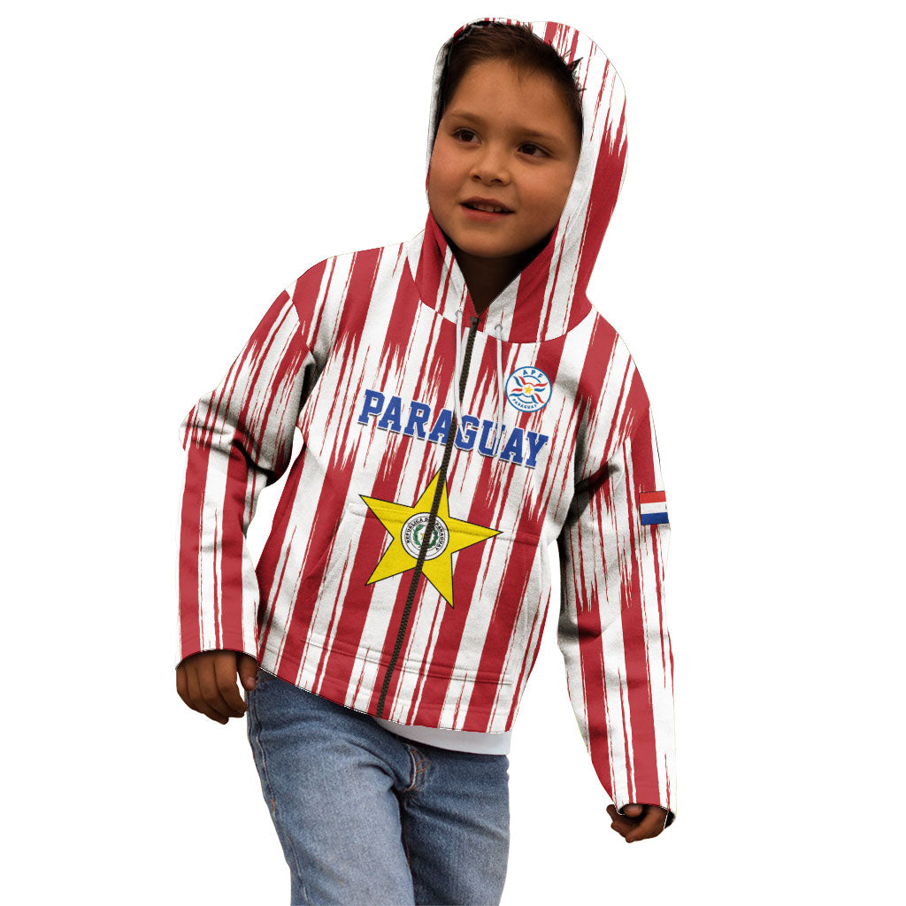 Paraguay Football Mundial 2026 Kid Hoodie Lion Vencer O Morir Supporter