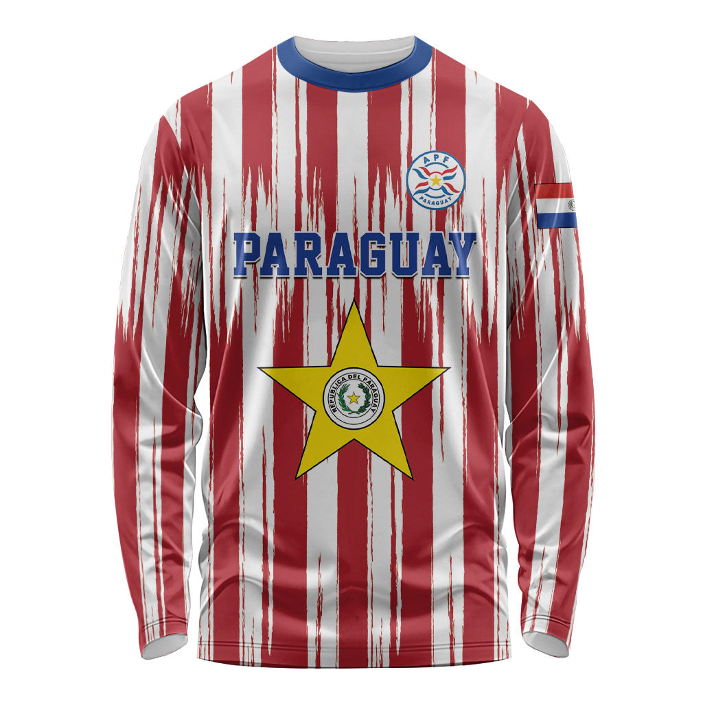 Paraguay Football Mundial 2026 Long Sleeve Shirt Lion Vencer O Morir Supporter