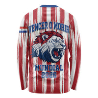 Paraguay Football Mundial 2026 Long Sleeve Shirt Lion Vencer O Morir Supporter