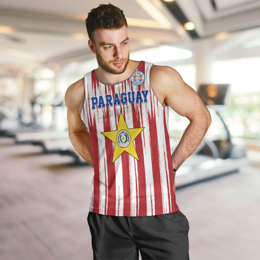 Paraguay Football Mundial 2026 Men Tank Top Lion Vencer O Morir Supporter