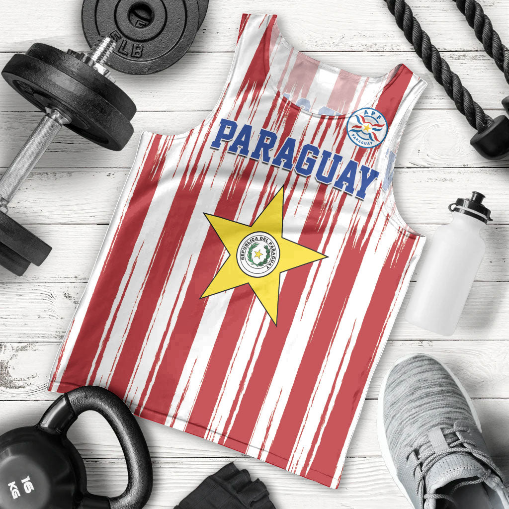 Paraguay Football Mundial 2026 Men Tank Top Lion Vencer O Morir Supporter