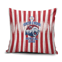 Paraguay Football Mundial 2026 Pillow Cover Lion Vencer O Morir Supporter