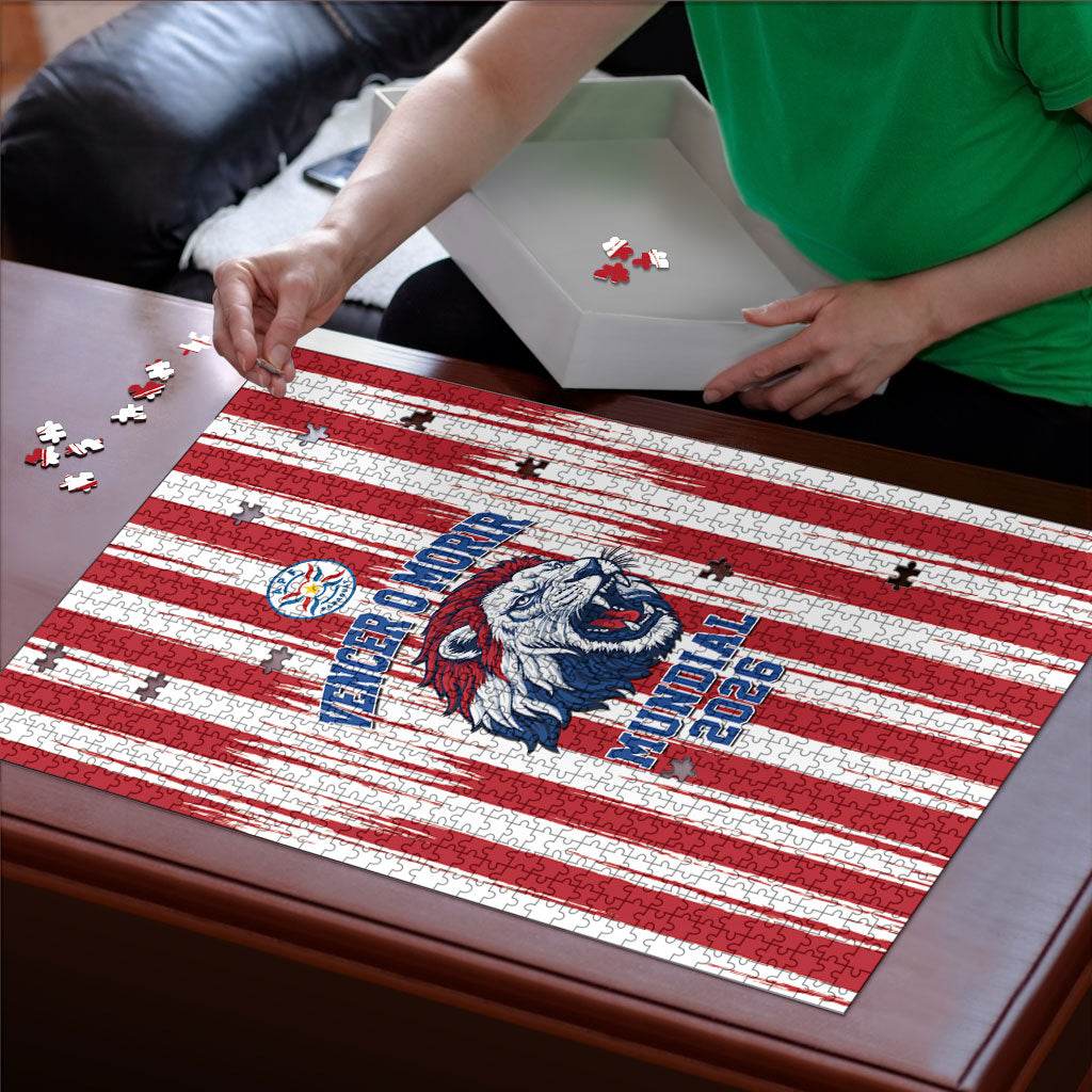 Paraguay Football Mundial 2026 Puzzle Lion Vencer O Morir Supporter