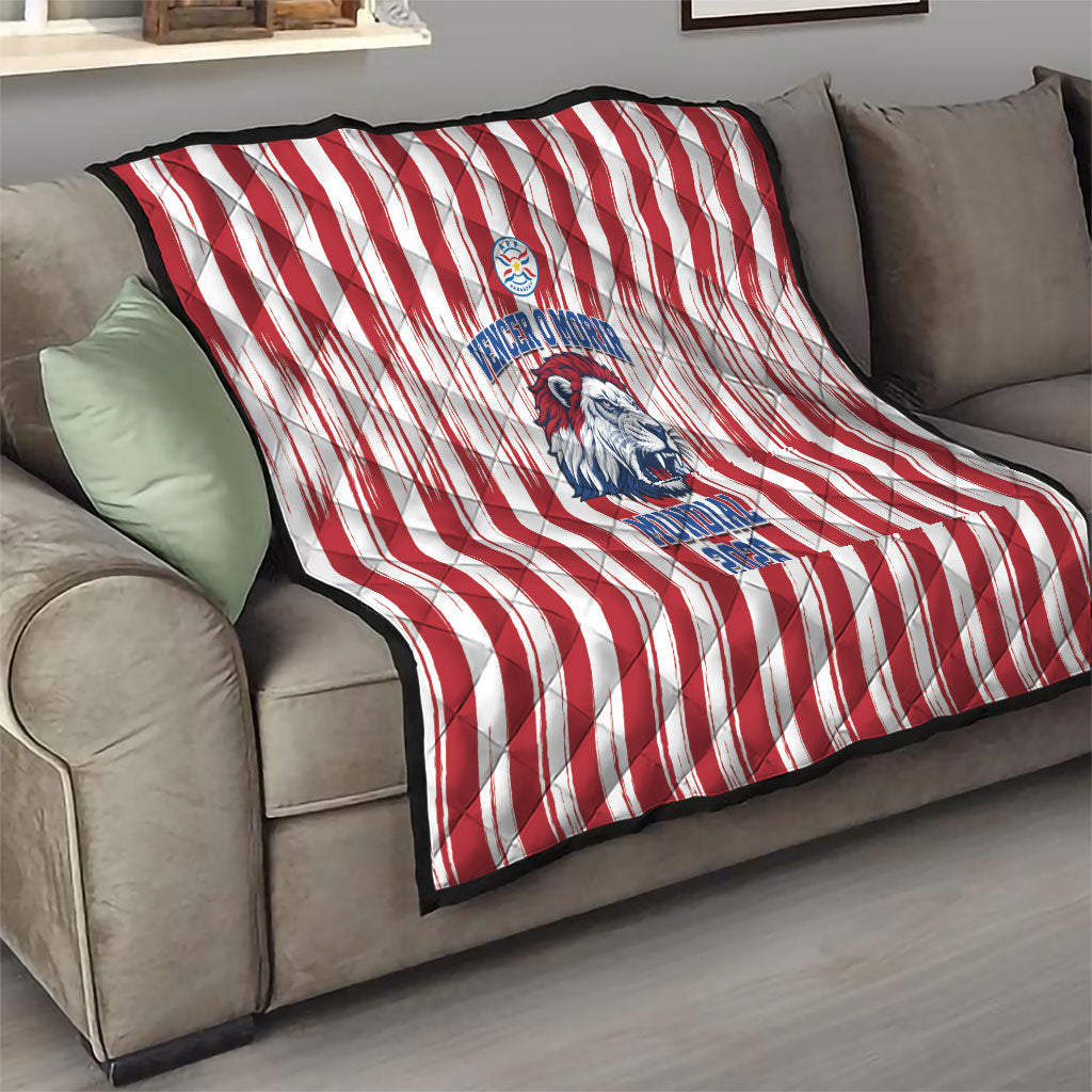 Paraguay Football Mundial 2026 Quilt Lion Vencer O Morir Supporter