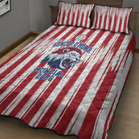 Paraguay Football Mundial 2026 Quilt Bed Set Lion Vencer O Morir Supporter