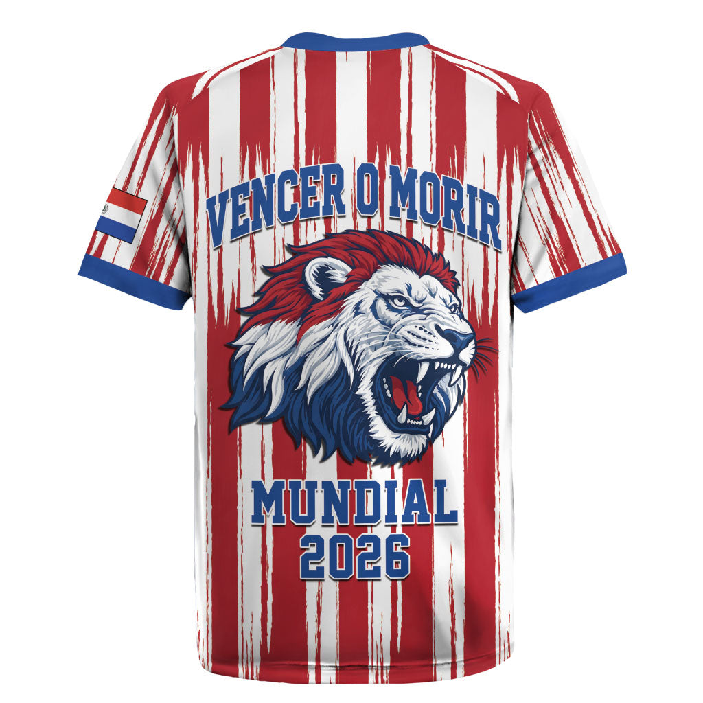 Paraguay Football Mundial 2026 Rugby Jersey Lion Vencer O Morir Supporter