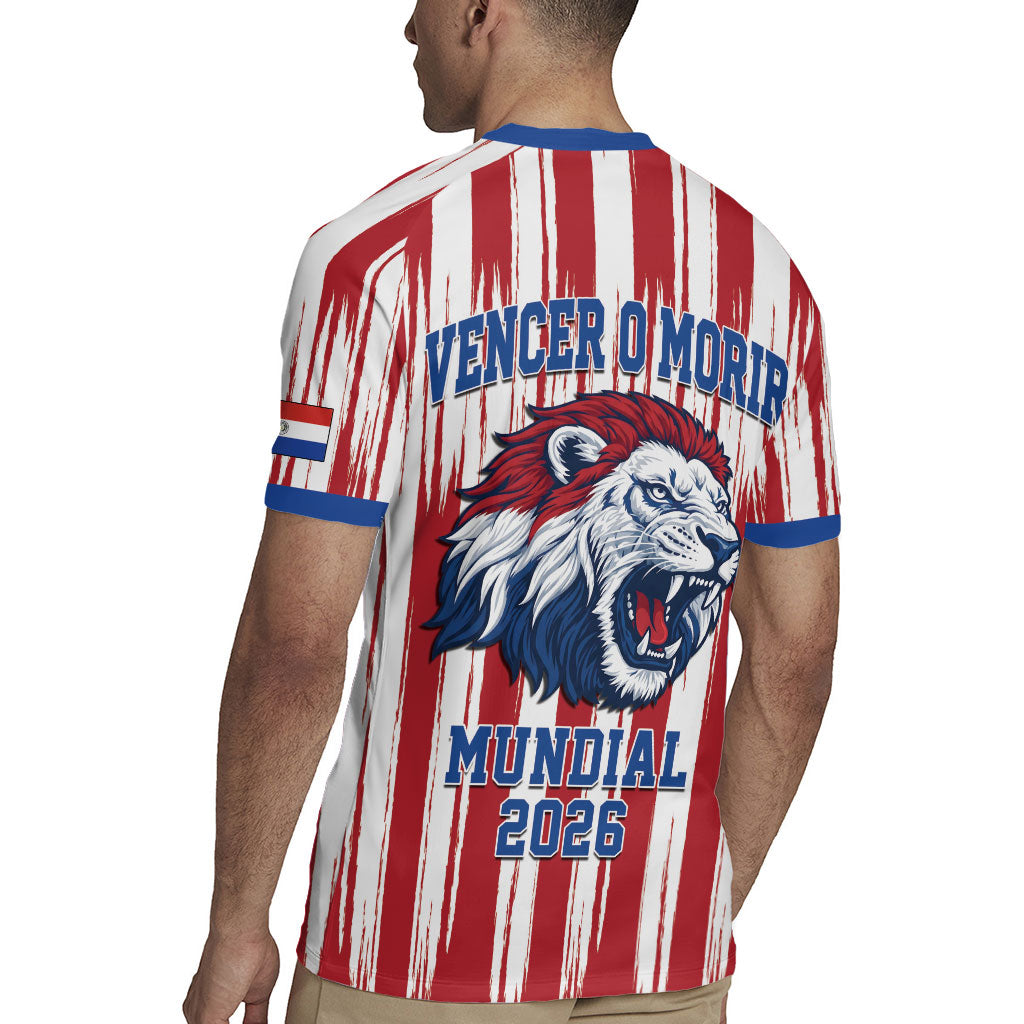 Paraguay Football Mundial 2026 Rugby Jersey Lion Vencer O Morir Supporter