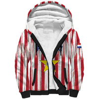 Paraguay Football Mundial 2026 Sherpa Hoodie Lion Vencer O Morir Supporter