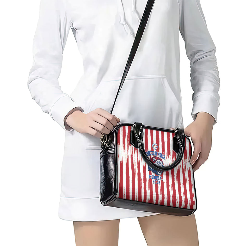Paraguay Football Mundial 2026 Shoulder Handbag Lion Vencer O Morir Supporter