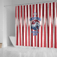 Paraguay Football Mundial 2026 Shower Curtain Lion Vencer O Morir Supporter
