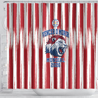 Paraguay Football Mundial 2026 Shower Curtain Lion Vencer O Morir Supporter