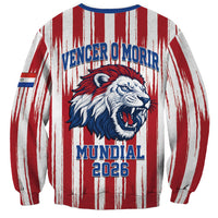 Paraguay Football Mundial 2026 Sweatshirt Lion Vencer O Morir Supporter
