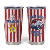 Paraguay Football Mundial 2026 Tumbler Cup Lion Vencer O Morir Supporter