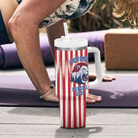 Paraguay Football Mundial 2026 Tumbler With Handle Lion Vencer O Morir Supporter