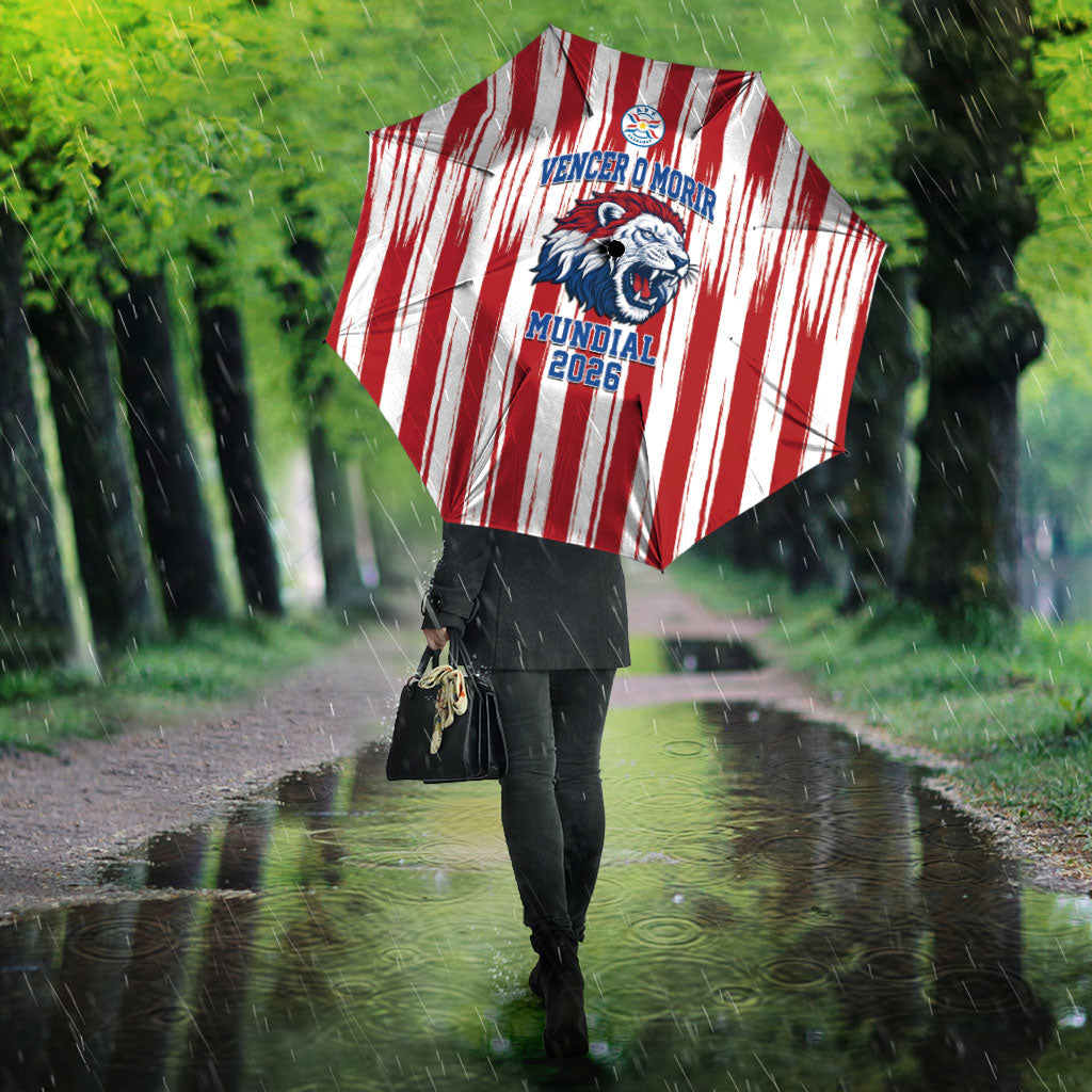 Paraguay Football Mundial 2026 Umbrella Lion Vencer O Morir Supporter