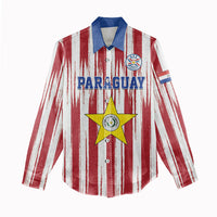 Paraguay Football Mundial 2026 Women Casual Shirt Lion Vencer O Morir Supporter