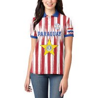 Paraguay Football Mundial 2026 Women Polo Shirt Lion Vencer O Morir Supporter