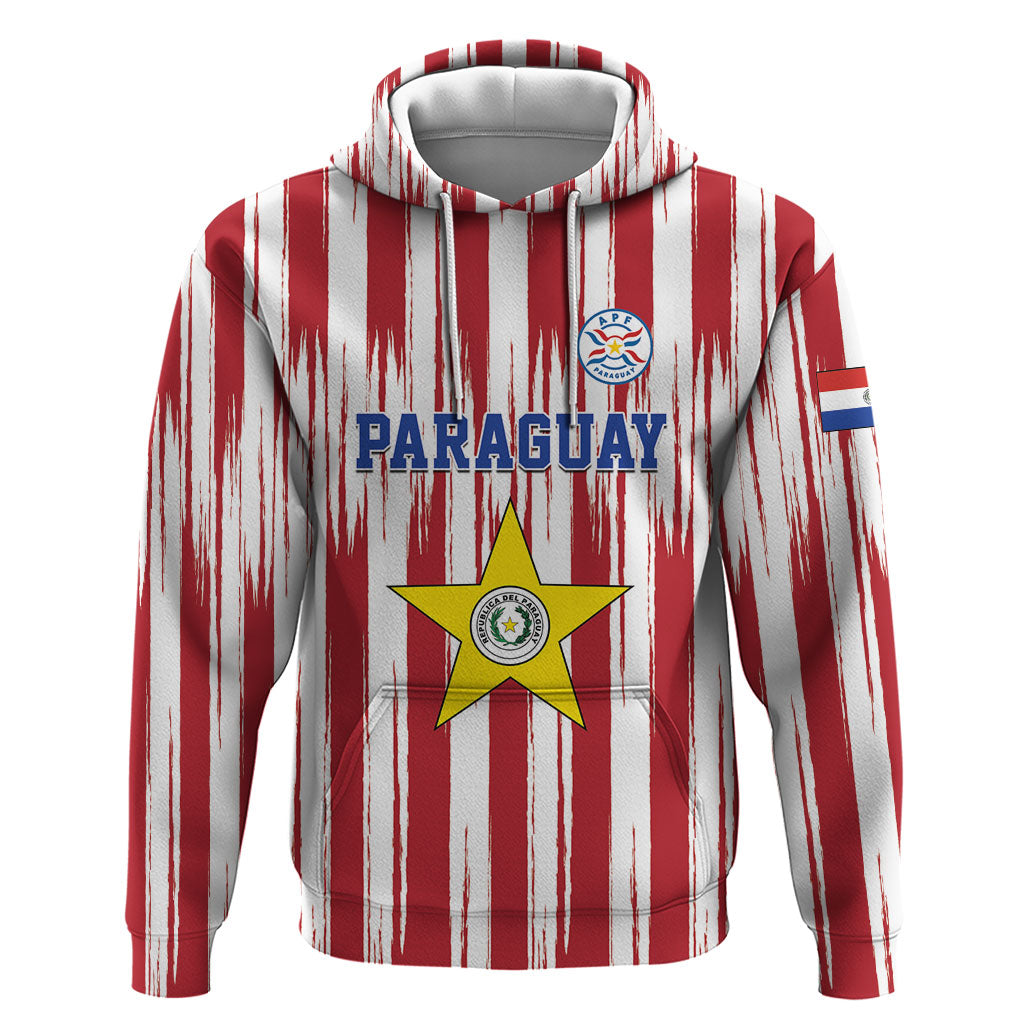 Paraguay Football Mundial 2026 Zip Hoodie Lion Vencer O Morir Supporter