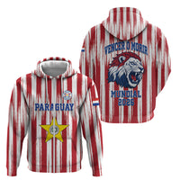 Paraguay Football Mundial 2026 Zip Hoodie Lion Vencer O Morir Supporter