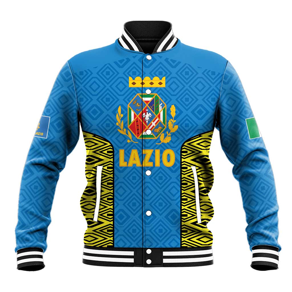 Italy Lazio Baseball Jacket Flag Style LT19