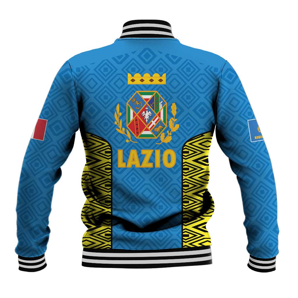 Italy Lazio Baseball Jacket Flag Style LT19