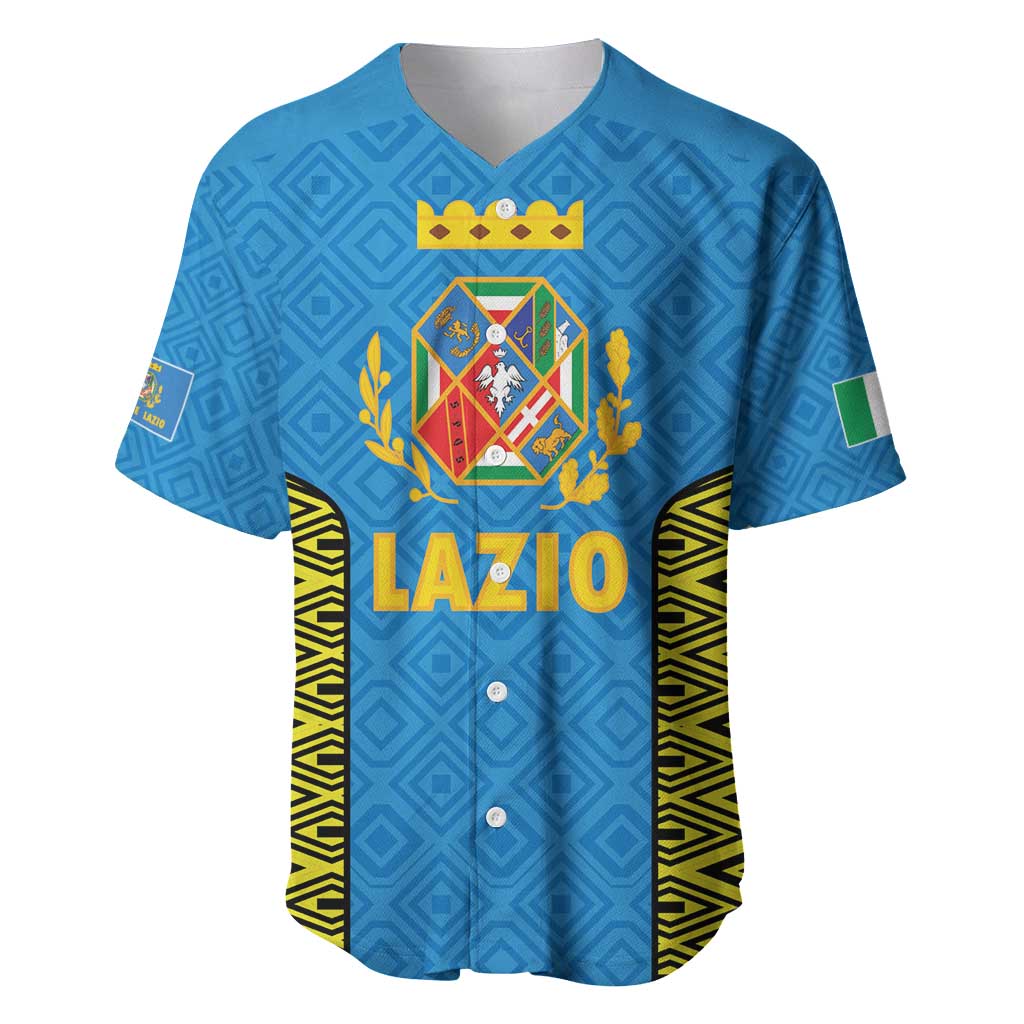 Italy Lazio Baseball Jersey Flag Style LT19
