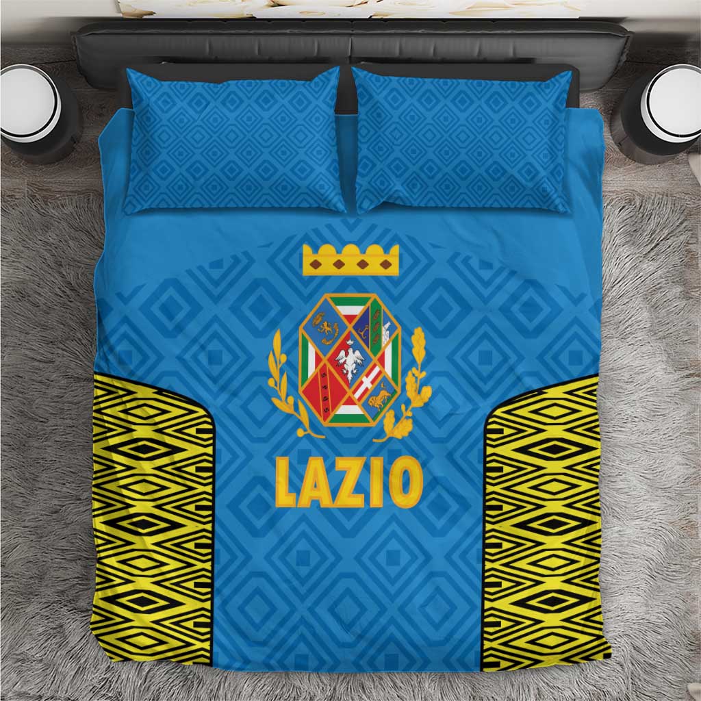 Italy Lazio Bedding Set Flag Style - Wonder Print Shop