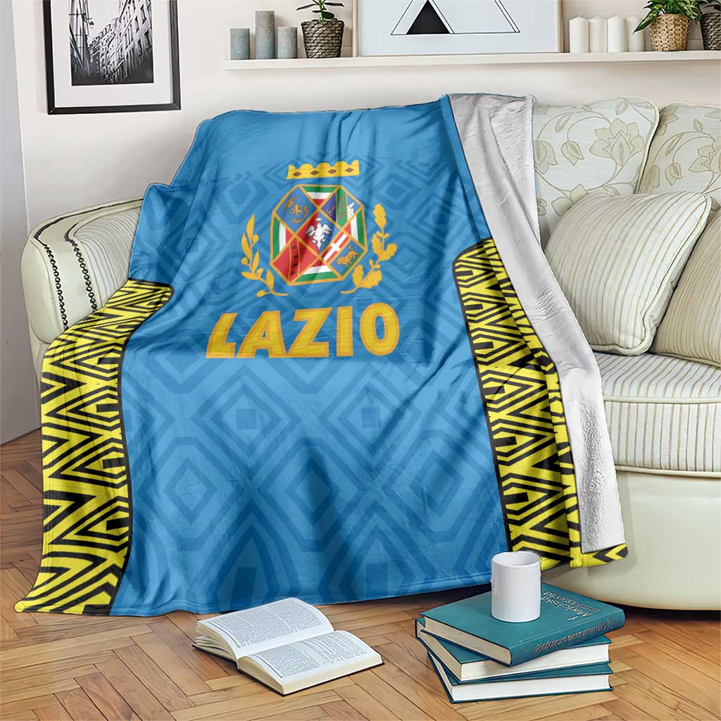 Italy Lazio Blanket Flag Style - Wonder Print Shop