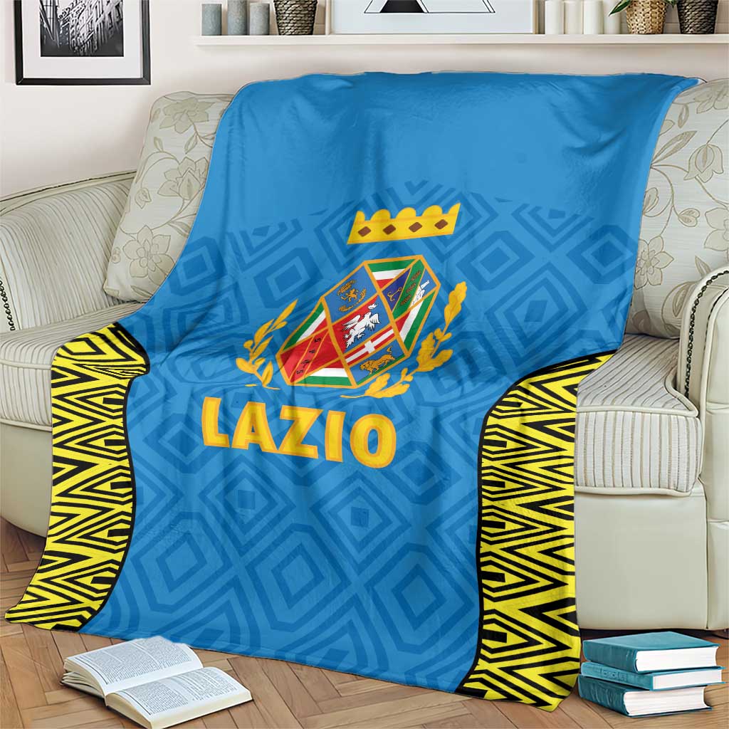 Italy Lazio Blanket Flag Style - Wonder Print Shop