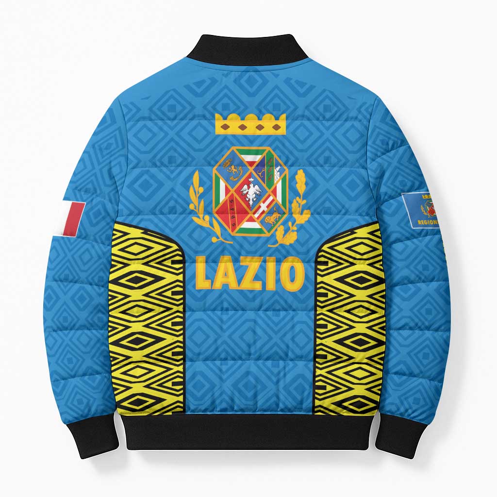 Italy Lazio Bomber Puffer Jacket Flag Style LT19