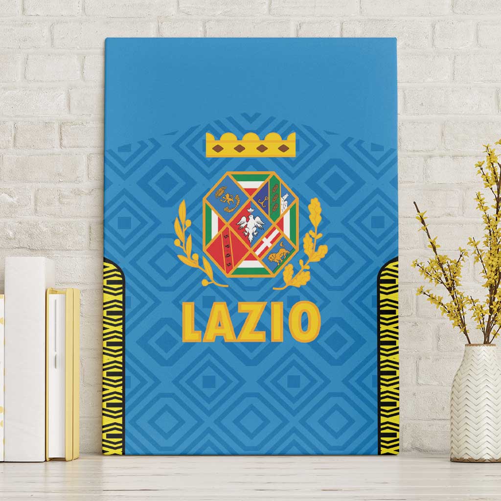 Italy Lazio Canvas Wall Art Flag Style - Wonder Print Shop