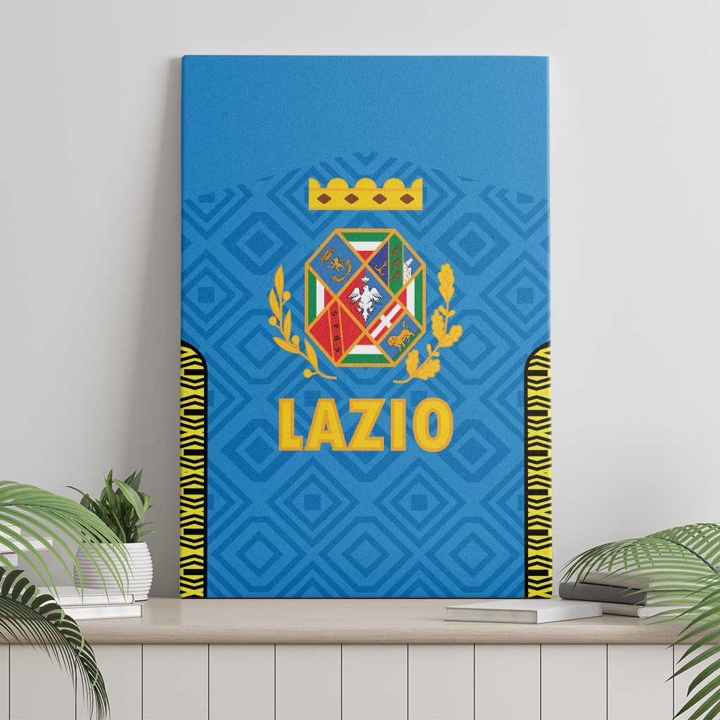 Italy Lazio Canvas Wall Art Flag Style - Wonder Print Shop