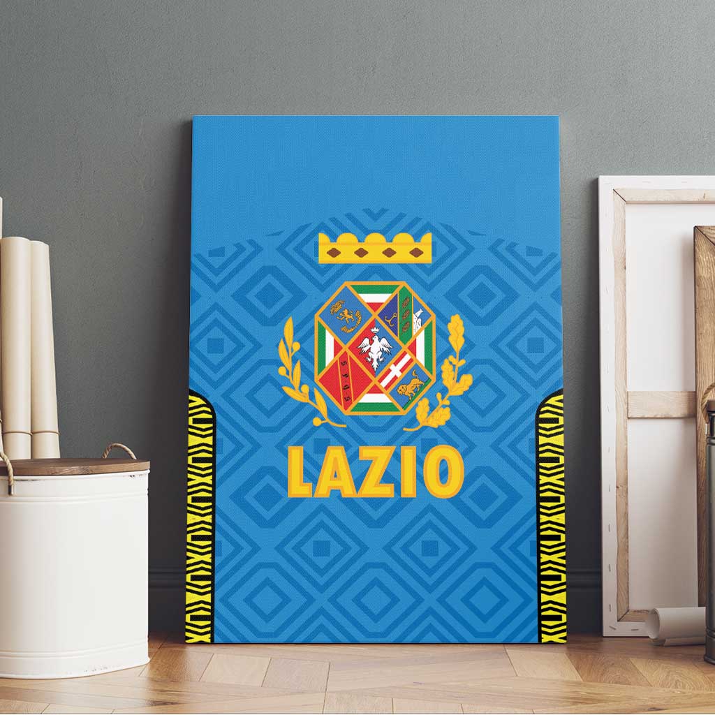 Italy Lazio Canvas Wall Art Flag Style - Wonder Print Shop