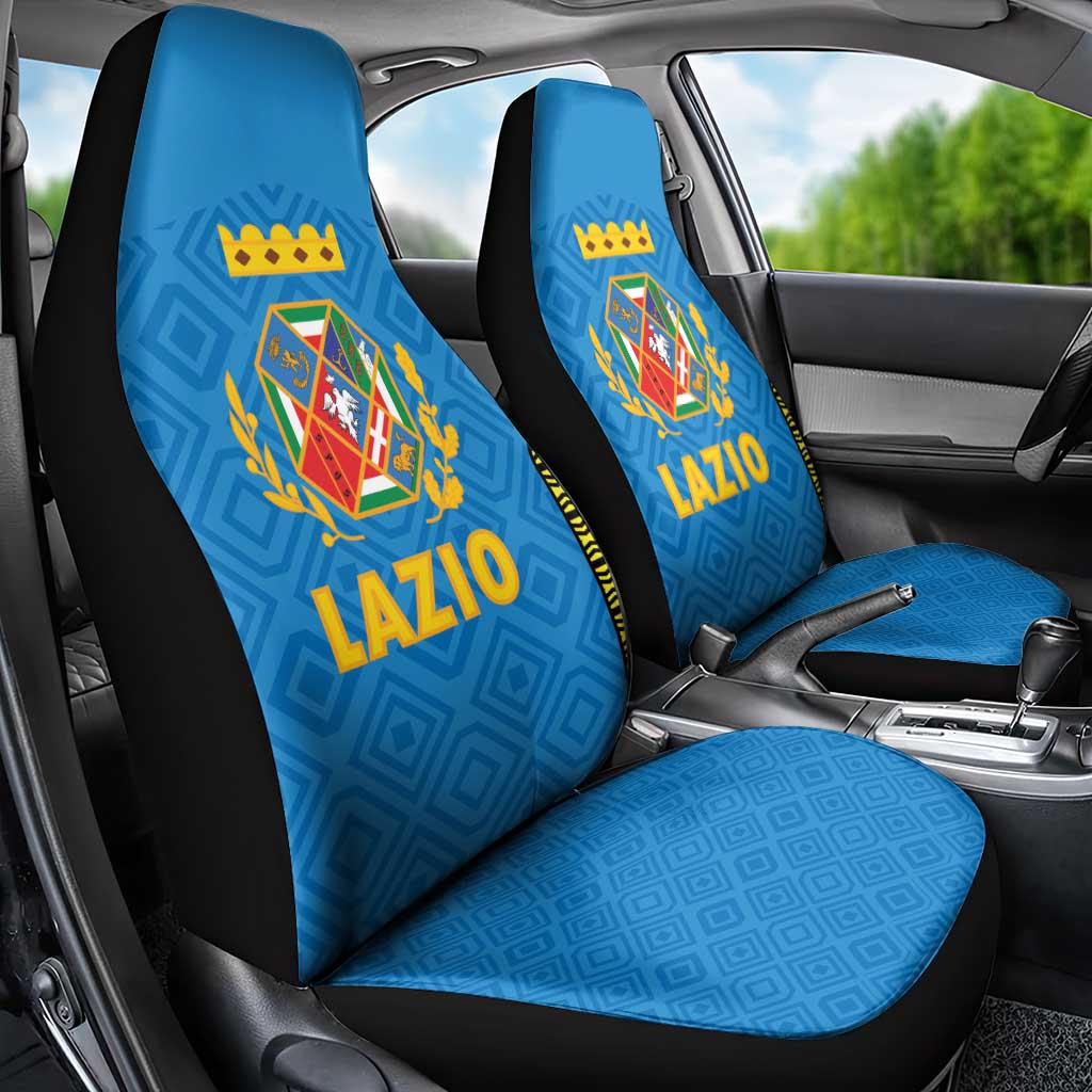 Italy Lazio Car Seat Cover Flag Style - Wonder Print Shop