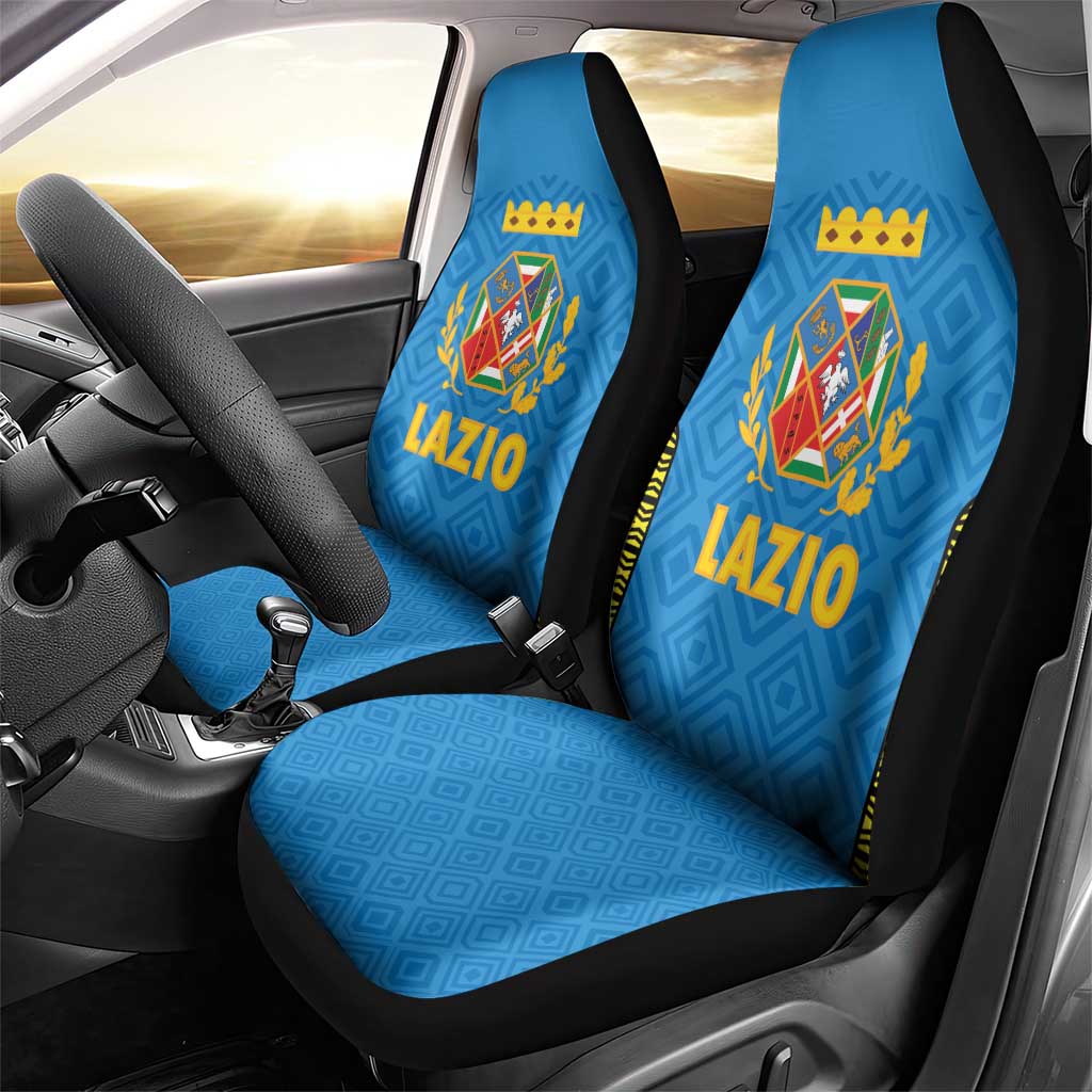Italy Lazio Car Seat Cover Flag Style - Wonder Print Shop