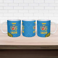 Italy Lazio Ceramic Mug Flag Style - Wonder Print Shop