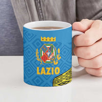 Italy Lazio Ceramic Mug Flag Style - Wonder Print Shop