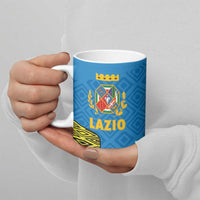 Italy Lazio Ceramic Mug Flag Style - Wonder Print Shop