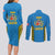 Italy Lazio Couples Matching Long Sleeve Bodycon Dress and Long Sleeve Button Shirt Flag Style LT19