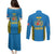 Italy Lazio Couples Matching Puletasi and Long Sleeve Button Shirt Flag Style LT19