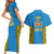 Italy Lazio Couples Matching Short Sleeve Bodycon Dress and Hawaiian Shirt Flag Style LT19