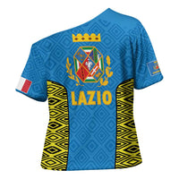 Italy Lazio Cross Shoulder Shirt Flag Style LT19
