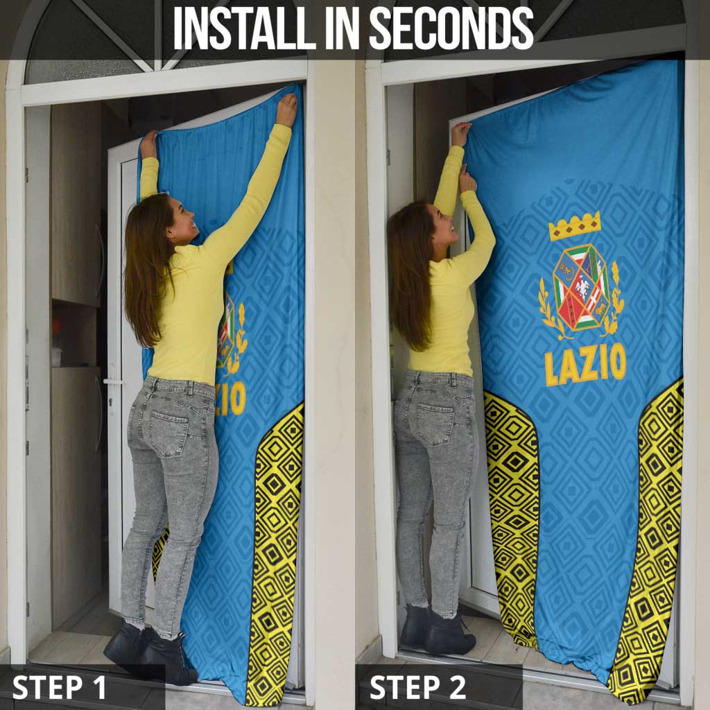 Italy Lazio Door Cover Flag Style - Wonder Print Shop