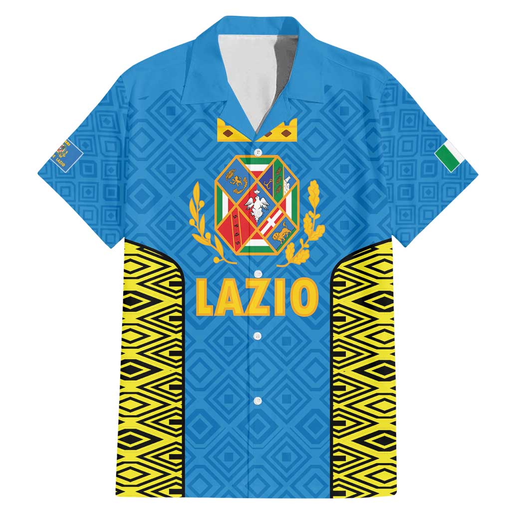 Italy Lazio Family Matching Mermaid Dress and Hawaiian Shirt Flag Style LT19