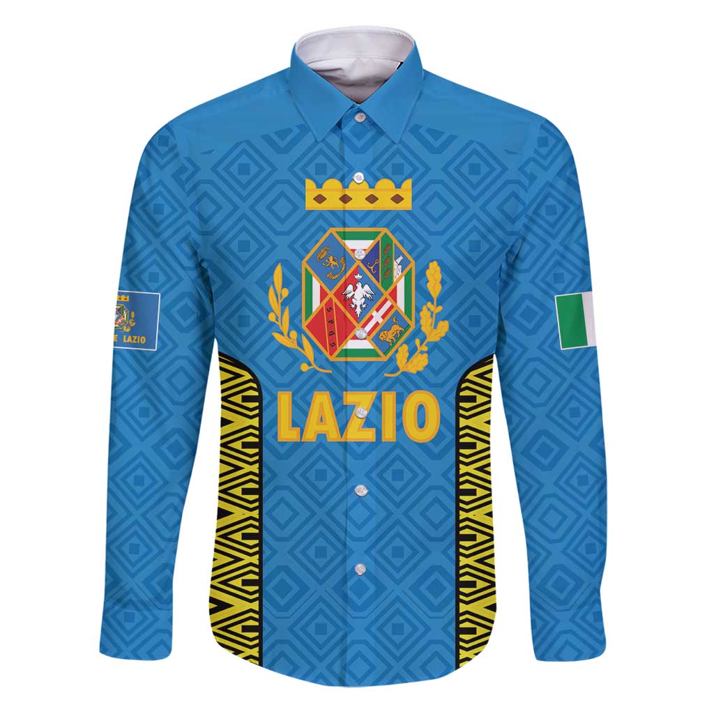 Italy Lazio Family Matching Puletasi and Hawaiian Shirt Flag Style LT19
