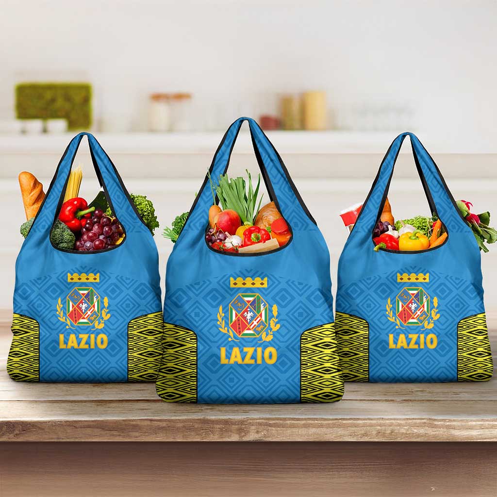Italy Lazio Grocery Bag Flag Style - Wonder Print Shop