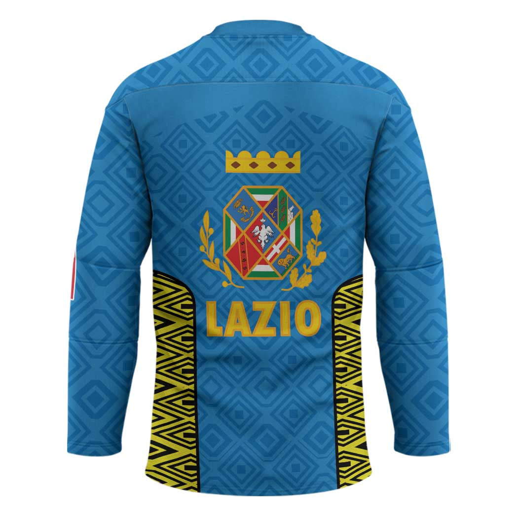 Italy Lazio Hockey Jersey Flag Style LT19