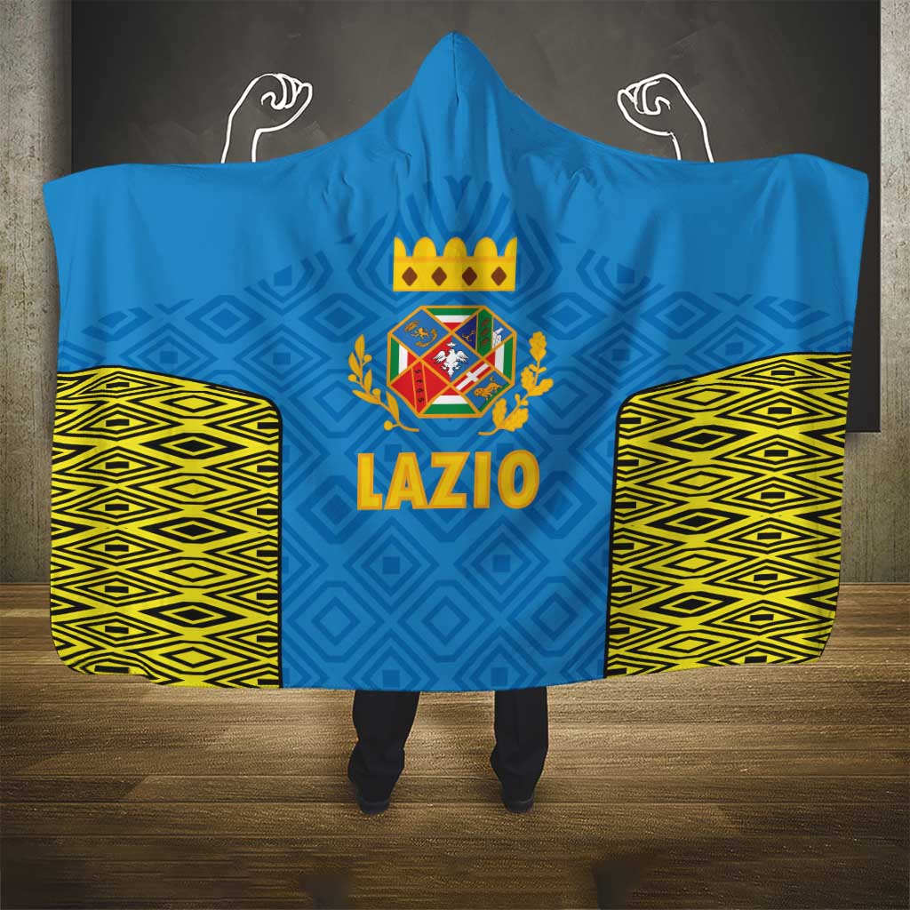 Italy Lazio Hooded Blanket Flag Style - Wonder Print Shop